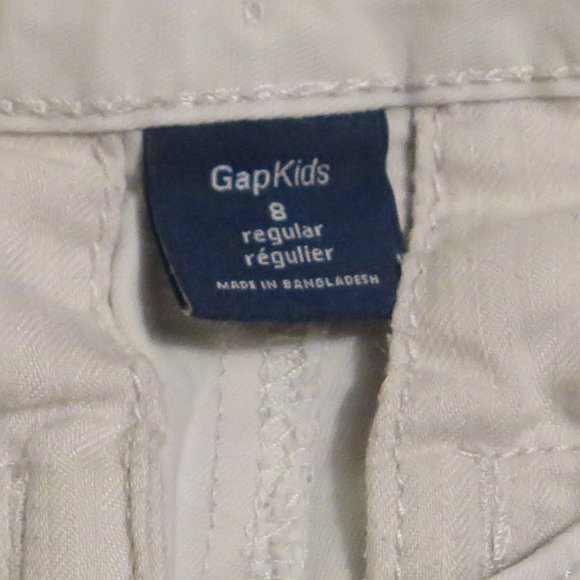 GAP Girls (8 years) Cream Cotton shorts - Picture 3 of 5